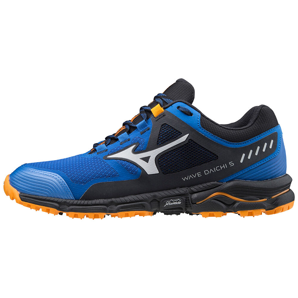 Scarpe Da Trail Running Mizuno Wave Daichi 5 Uomo - Blu/Arancioni - 90581-DOUI